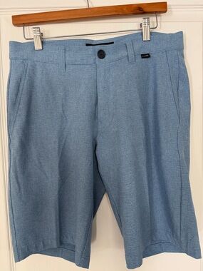 Travis Mathew Light Blue Men's Golf Shorts